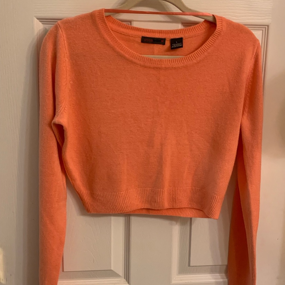 Orange Long Sleeve Women's Top